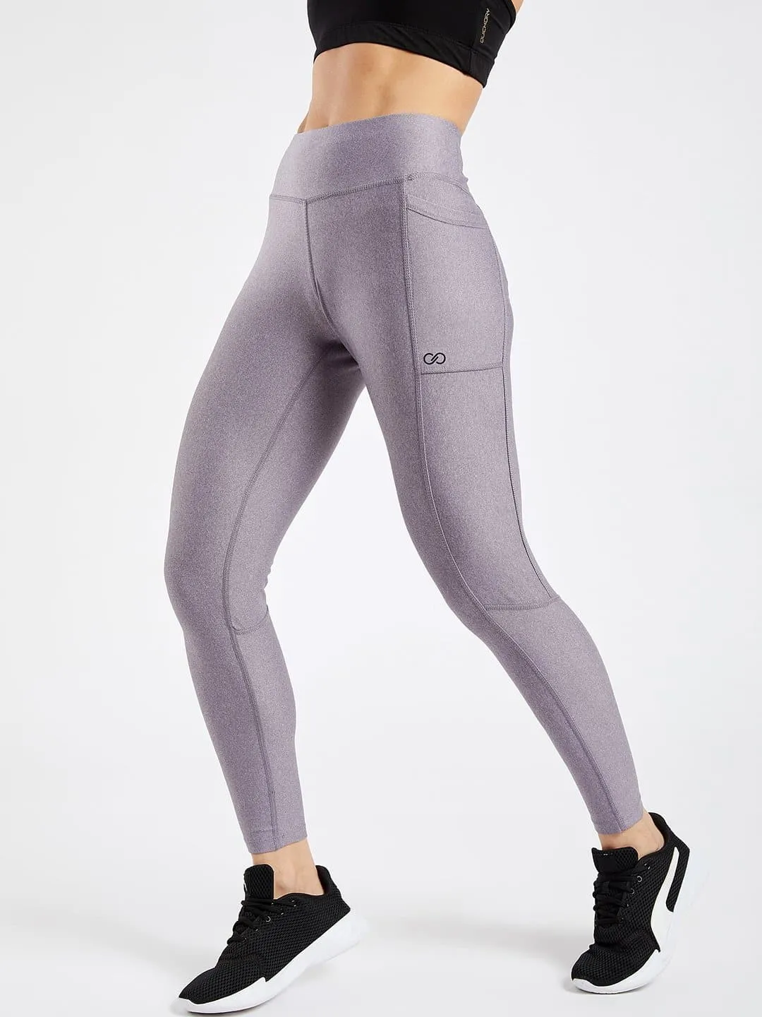 Maxtreme Pace Light Purple Full Length Pocket Leggings