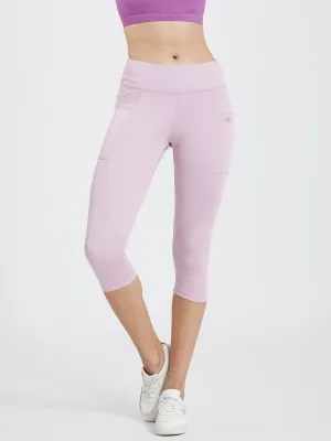 Maxtreme Power me Lavender Pocket Capri Leggings