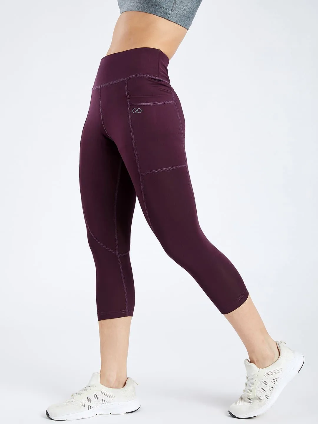 Maxtreme Power Me Wine Pocket Capri Leggings