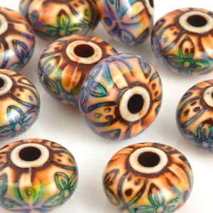 Mirage-7x12mm Rosy Posy-Color Changing-Quantity 1 Bead