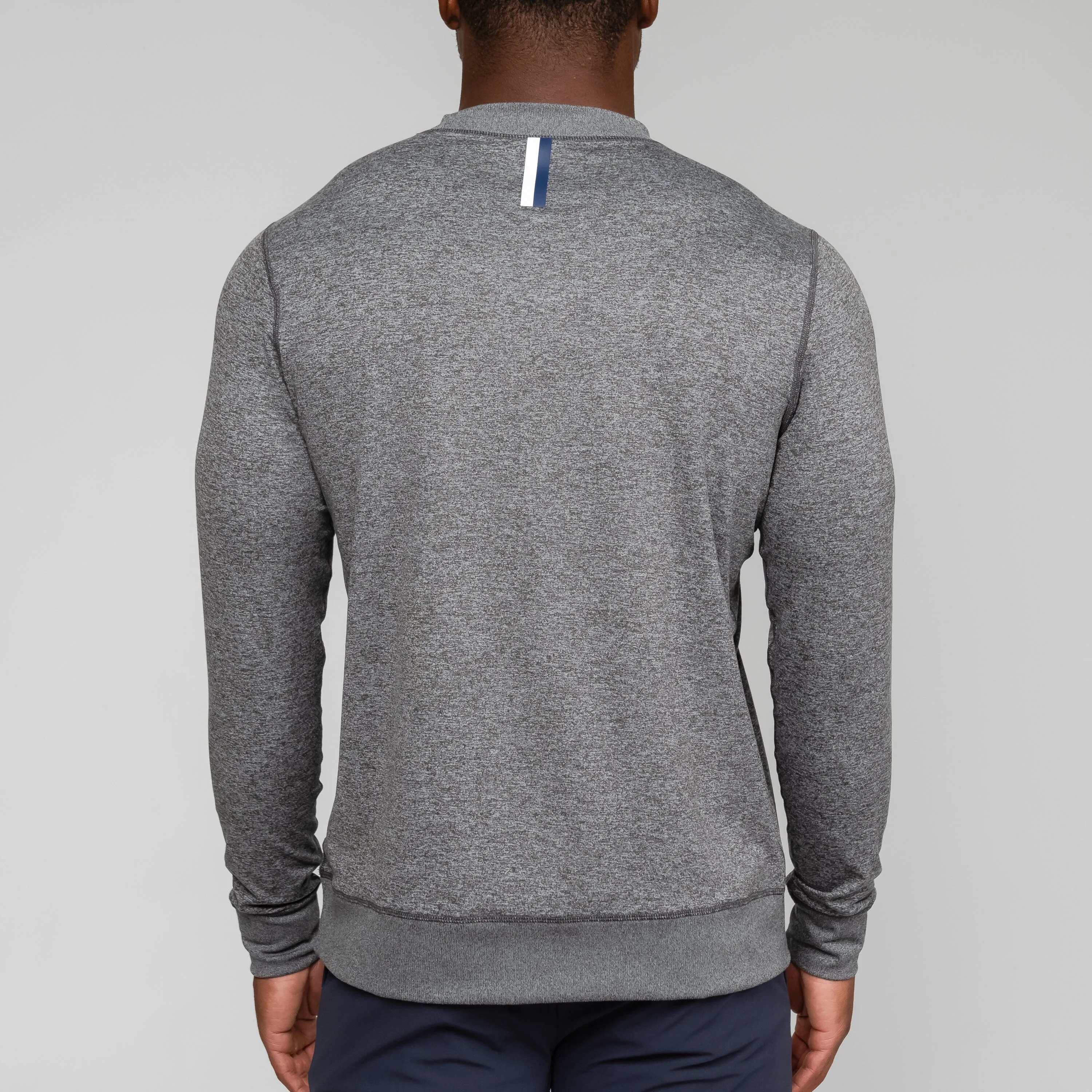 Pace Performance Crew | Heather - Owl Grey/Ash Grey