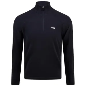 Perform-X Quarter Zip Knit Dark Blue - SS24