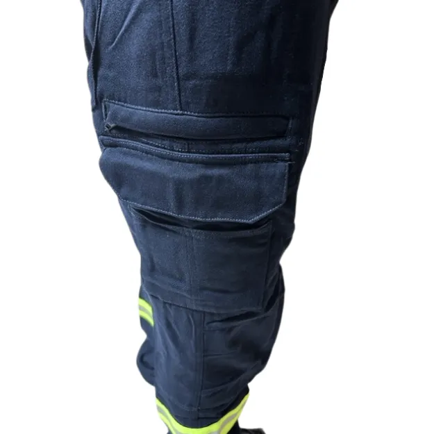 Premium Navy Cargo Pant W/ Reflective Striping