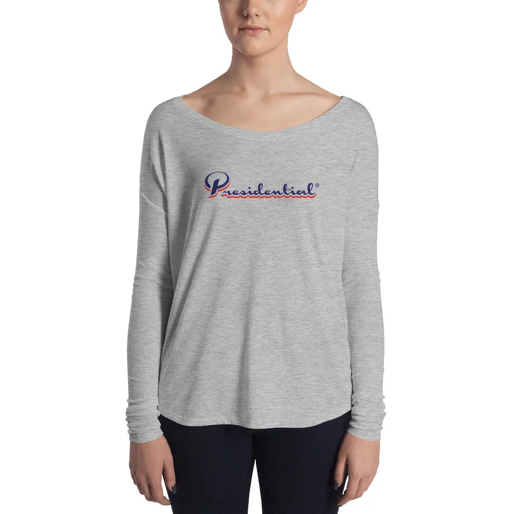 Presidential Two Color Ladies' Long Sleeve Tee