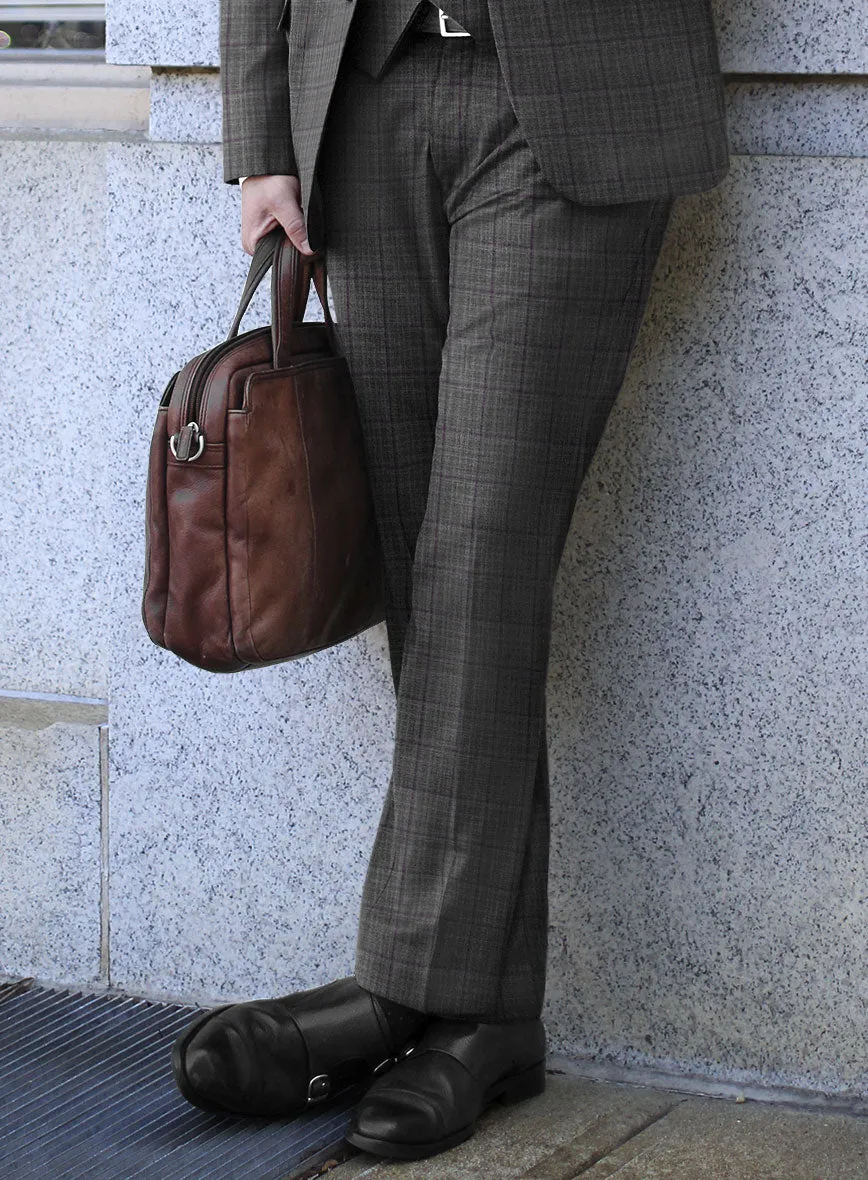 Scabal Dark Gray Wool Pants