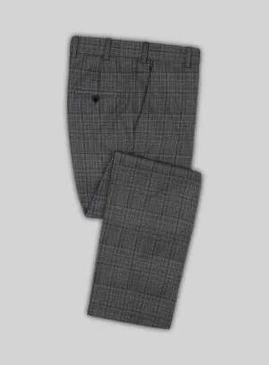 Scabal Dark Gray Wool Pants