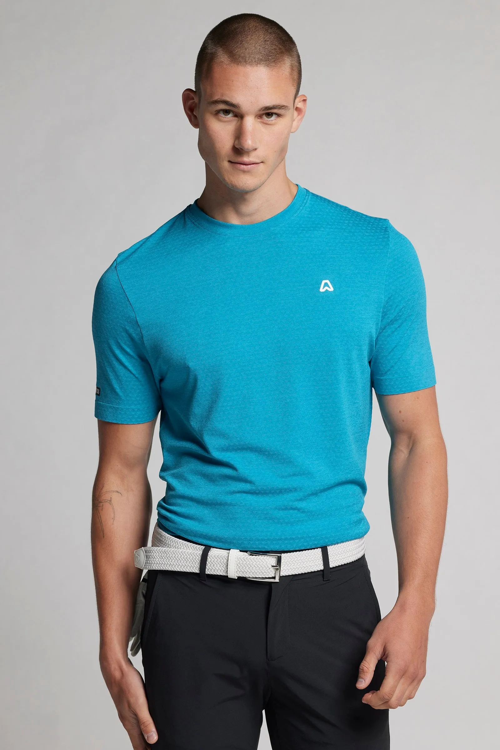 Seamless Top - Ocean Blue