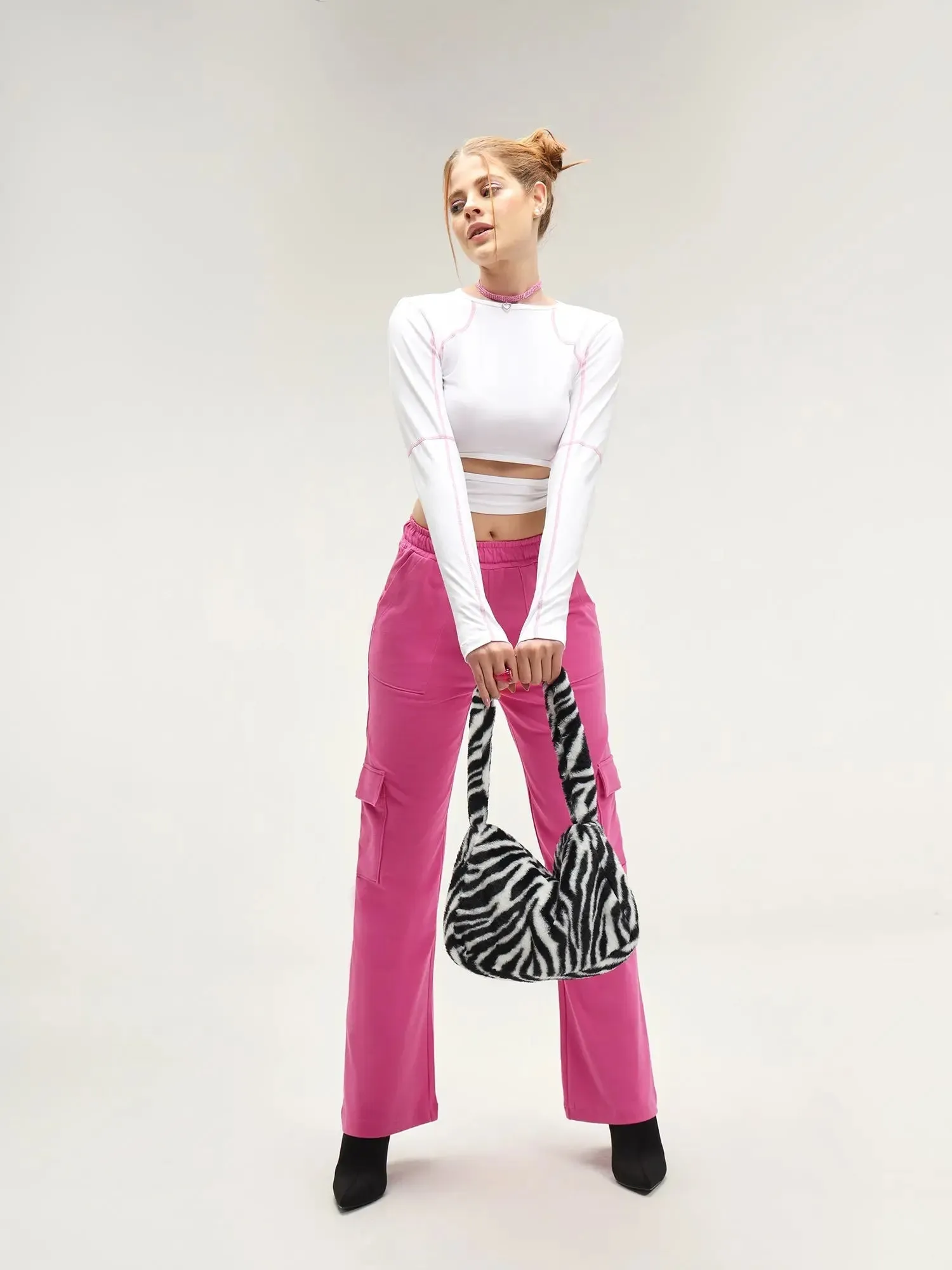 Seoul Pink Cyber Punk Co-ord Set