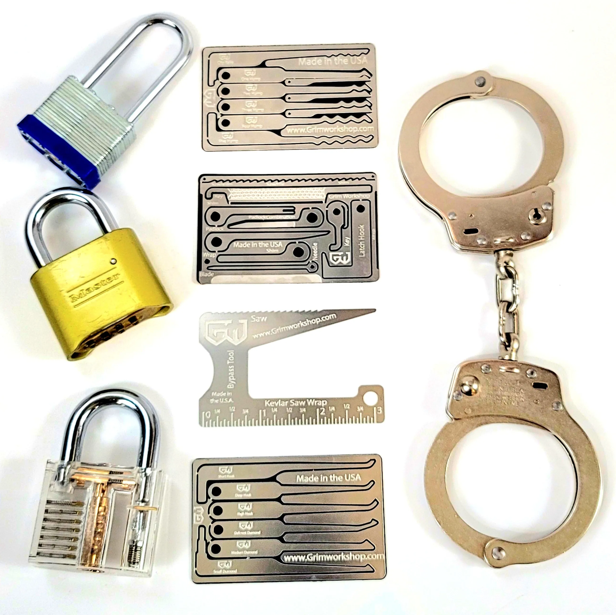 SERE Kit Lock Pick and Escape Kit: Urban Survival Cards