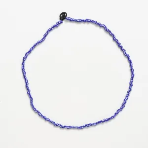 Single Strand Solid Necklace - Deep Blue