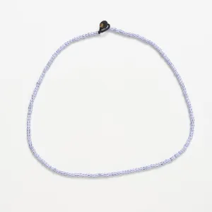 Single Strand Solid Necklace - White Blue