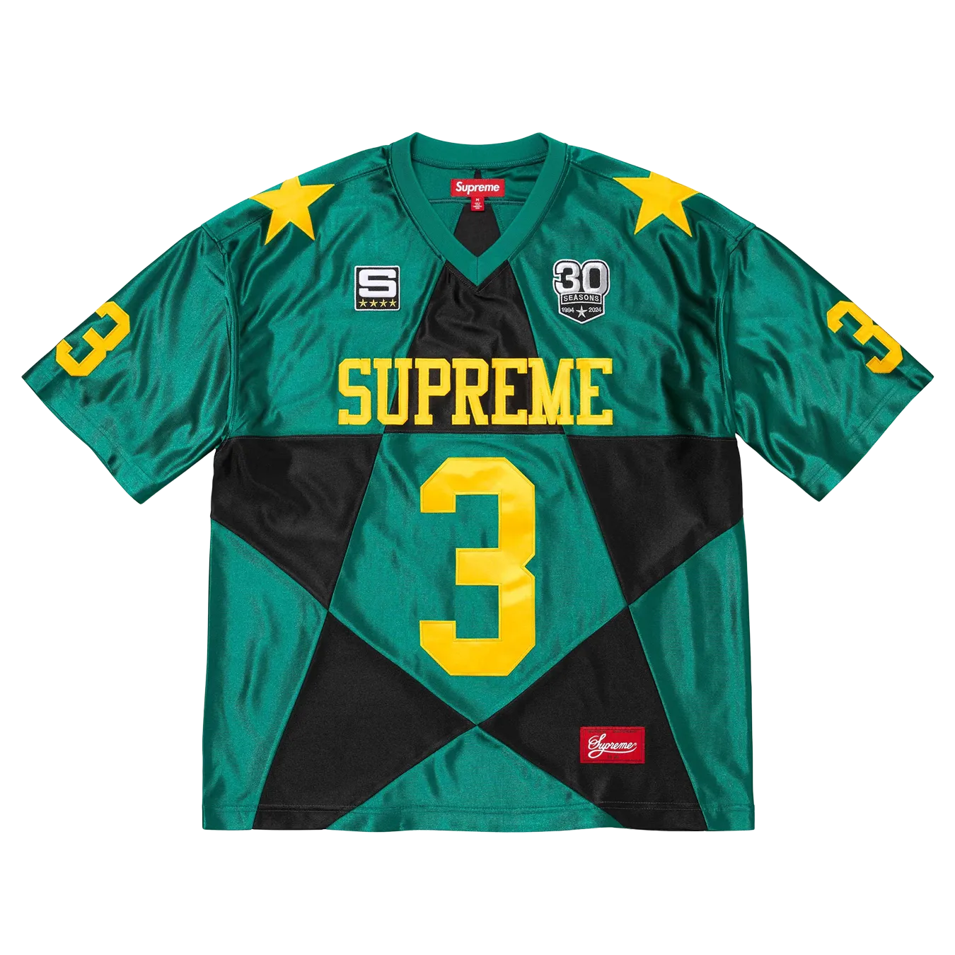 Supreme Star Football Jersey 'Dark Green'