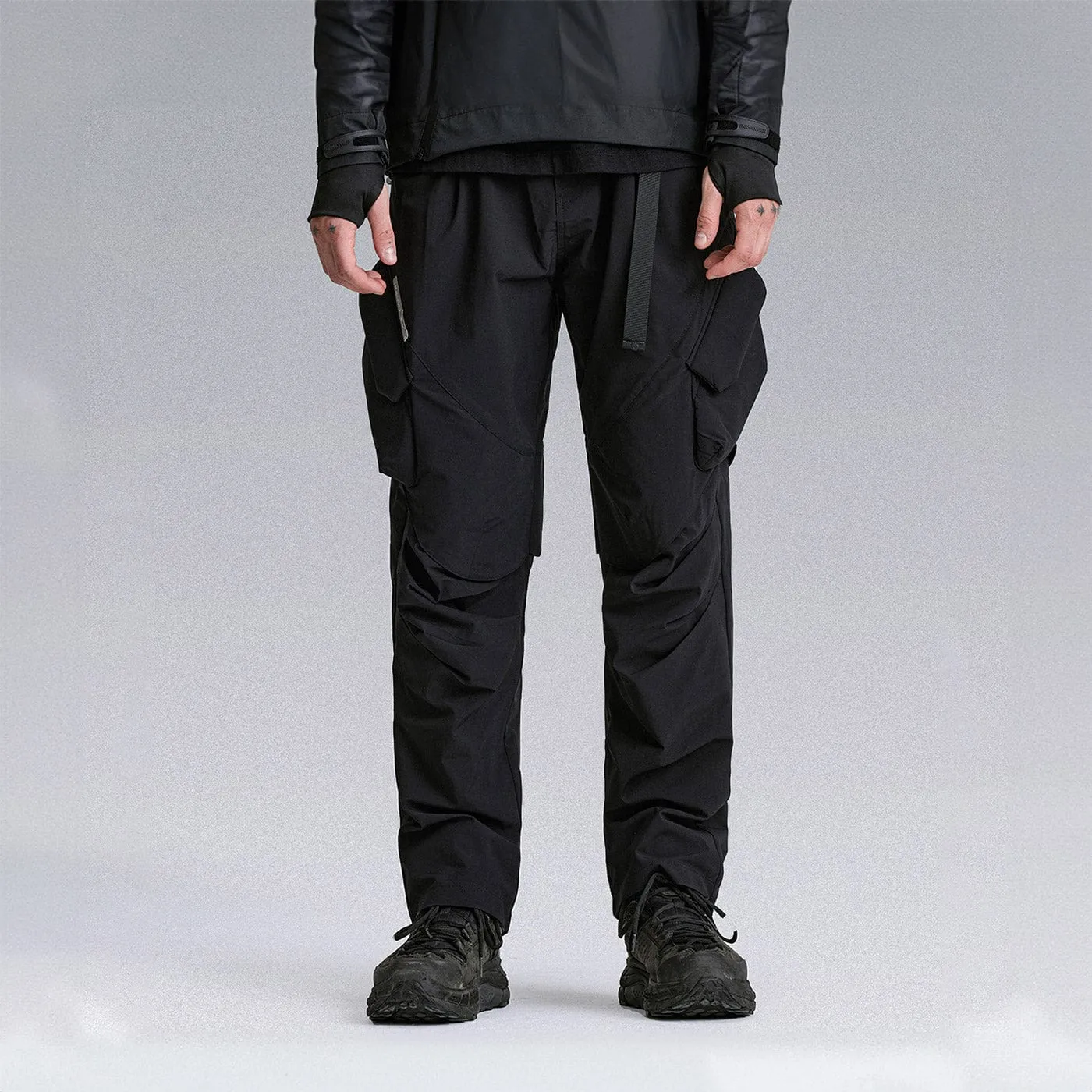 Tactical Cargo Crinkled Pants