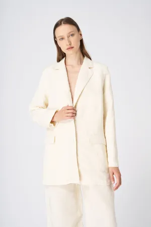 Tailored Linen Blazer