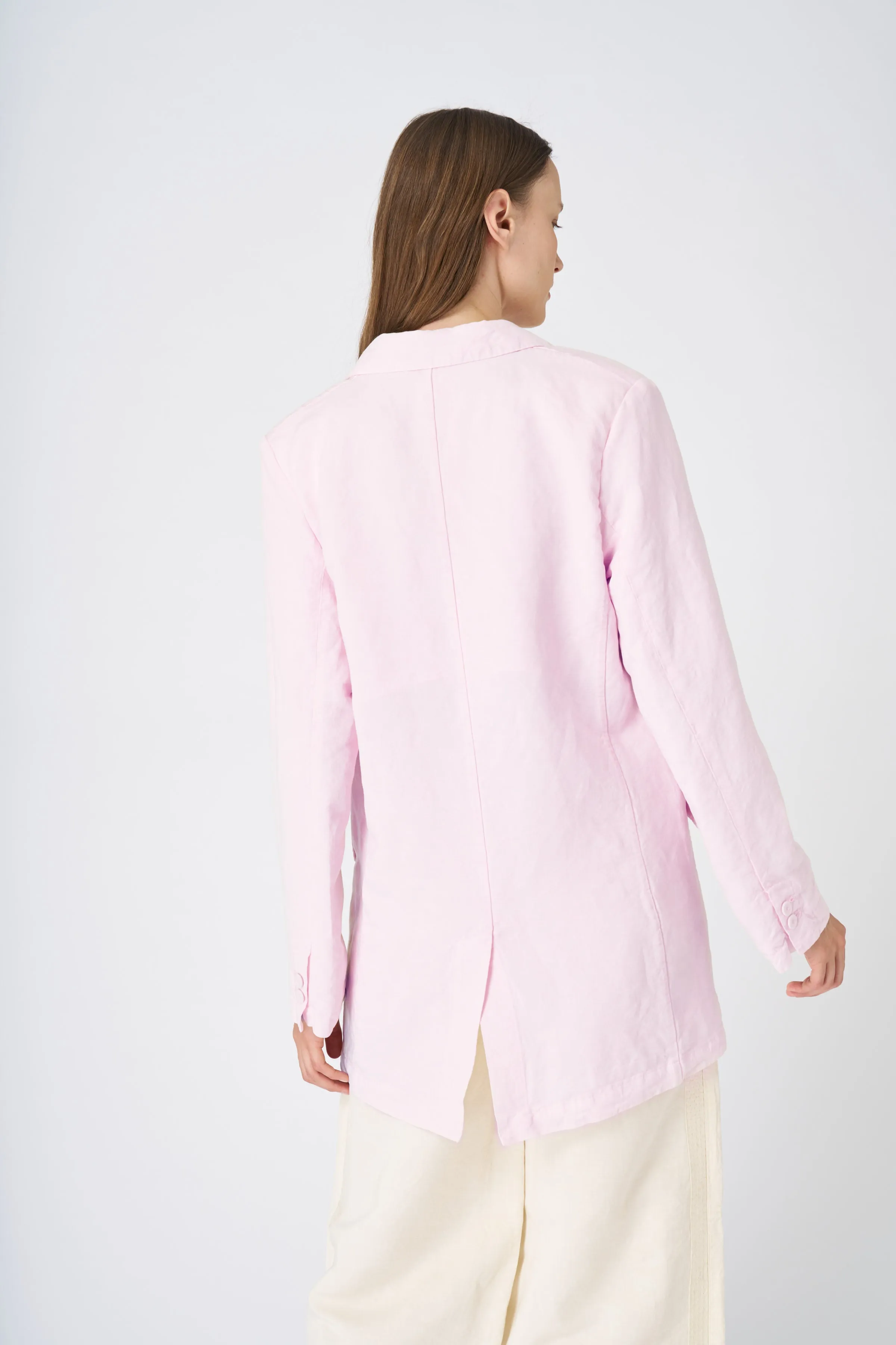 Tailored Linen Blazer