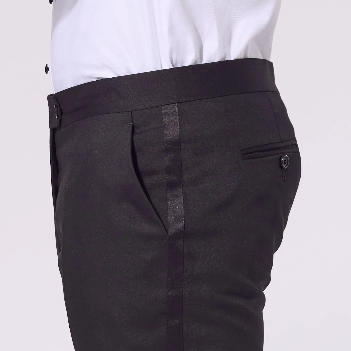 The Kirrin Noir Tuxedo Pants