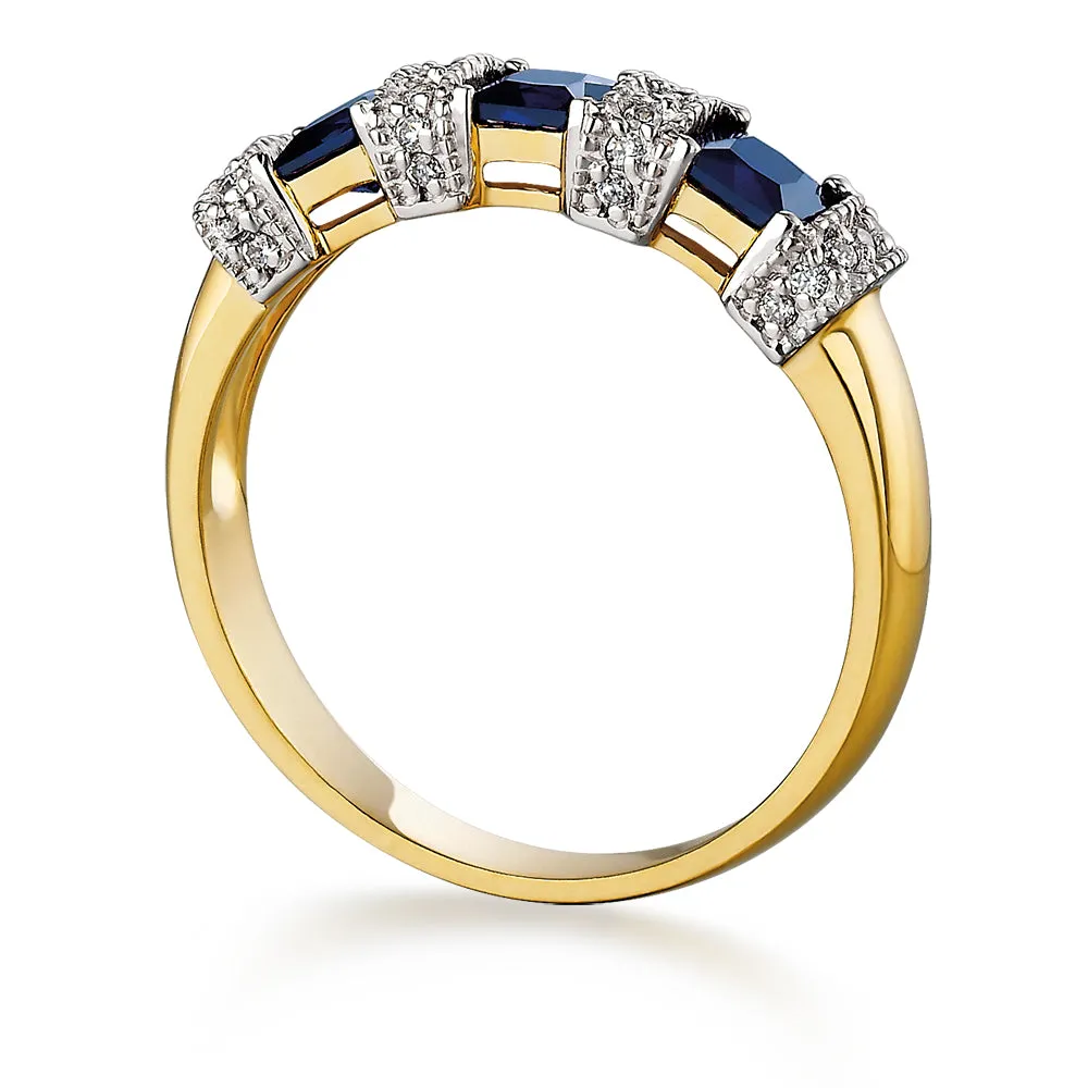 Tru-Sapphire Frozen Parfait Ring